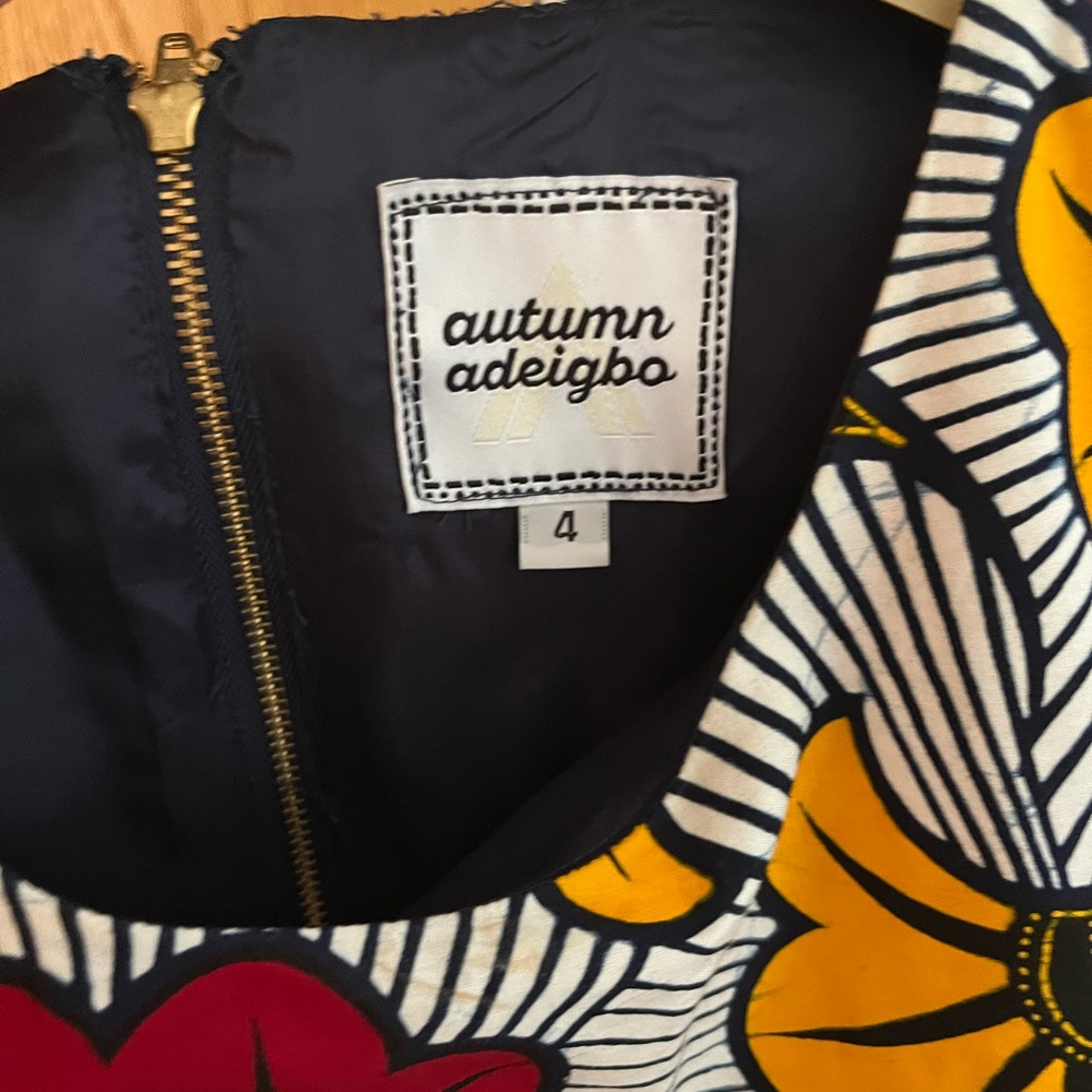 NWOT Autumn Adeigbo floral dress